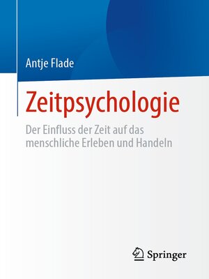 cover image of Zeitpsychologie